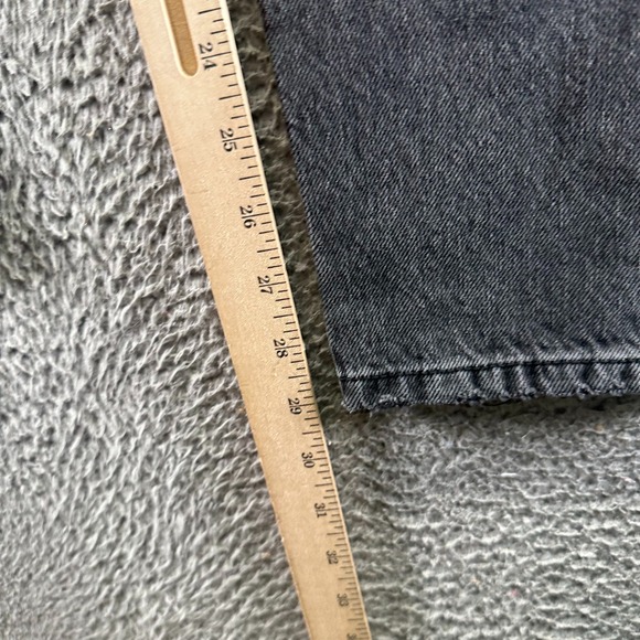 Urban Outfitters BDG Jeans Womens 27x29 Gray Cotton Denim Mom Tapered Workwear - Picture 8 of 10